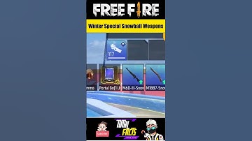 Winter Event Special Snowball  Damage Ability New Guns 😵 Free Fire