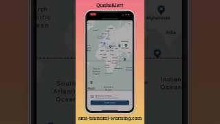 QuakeAlert iOS App screenshot 1