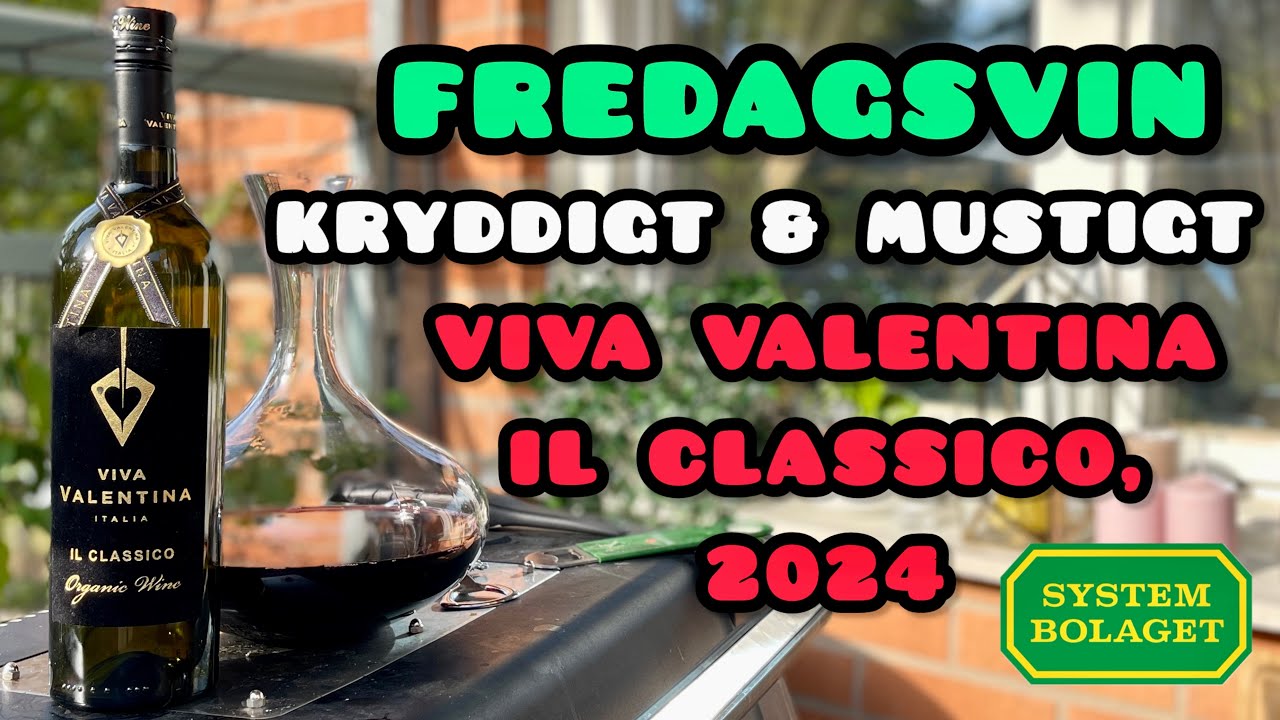 Fredagsvin Viva Valentina IL Classico Organic Wine