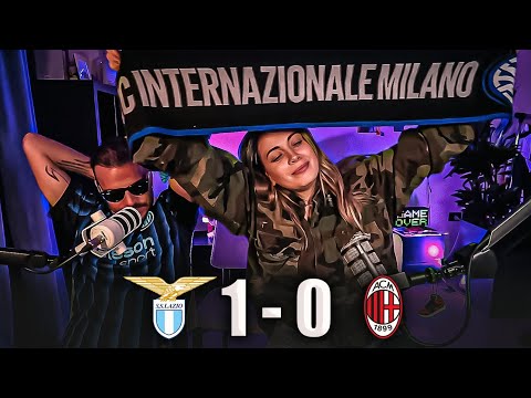Video LAZIO-MILAN 1-0//REACTION FOLLE//FINALMENTE IL GEMELLAGGIO HA UN SENSO//HO GUFATO DA MORIREEE