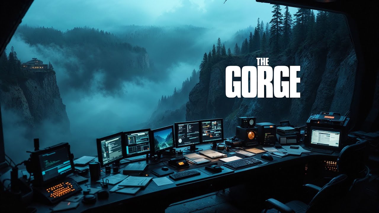 Haunting Cliffside Outpost | The Gorge [4 HOURS] Sci-Fi Ambience for Focus & Sleep 4K
