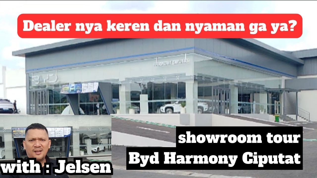 A Cool & Comfortable Showroom! Tour the BYD Harmony Ciputat – The Electric Car of the Future ⚡🚗