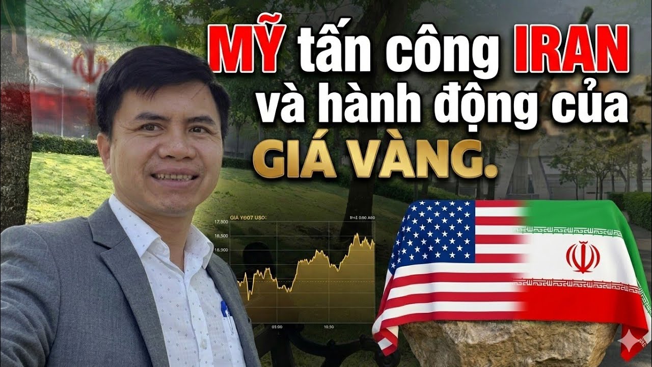 GIÁ VÀNG tuần sau đi về đâu khi Mỹ chính thức tấn công Iran 1 giờ trước.
