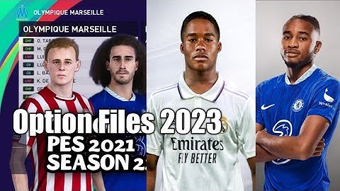 PES 2021 | OPTION FILE SEASON 2023  | PS4 PS5 PC (download and installation)