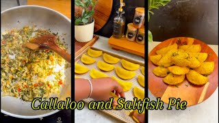 Let’s make Callaloo and Saltfish Pie | Callaloo and Saltfish Patty | FRUGALLYT