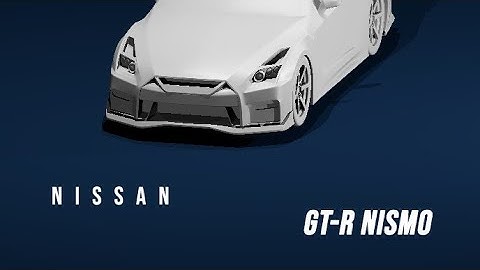 Nissan Gtr - How to 3D Modelling with Blender