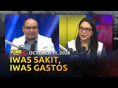 Iwas Sakit, Iwas Gastos | DZMM Teleradyo (11 October 2026)