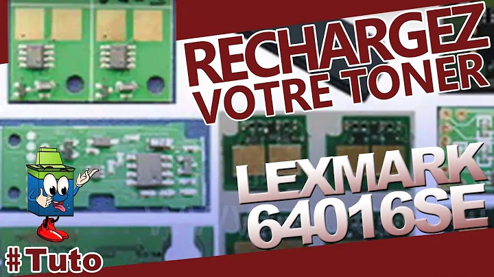 64016SE Lexmark Toner : Bien Recharger Le Toner
