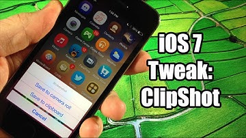 iOS 7 Jailbreak Tweak - ClipShot - FREE