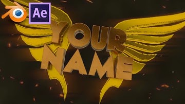 Free 3D Wings Blender Intro Template # 66 ¦ Blender