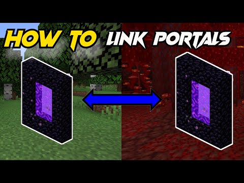 Minecraft How To Link Up Nether Portals (Tutorial)