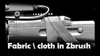 Tutorial Detailing of fabric in Zbrush \ Деталізація тканини в Zbrush