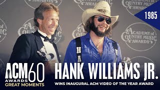 Hank Williams Jr. wins the first ever ACM Video of the Year Award (Live from the 20th ACM Awards)