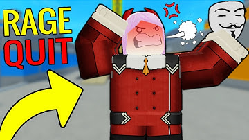 STEALING A HACKERS WIN AND MAKING HIM RAGE QUIT! (Roblox Arsenal)