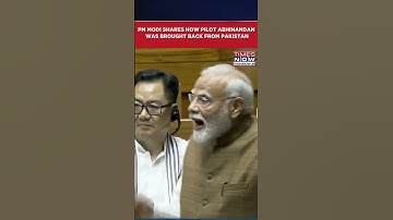 Lok Sabha: PM Modi Reveals How Captured Pilot Abhinandan Was Rescued From Pakistan | WATCH #shorts