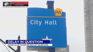 Erie City Council considering pushing home rule charter vote to 2026