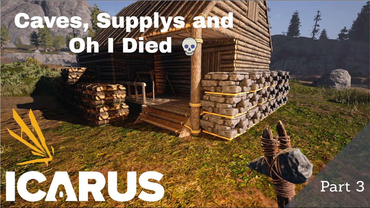 Caves, Supplys & oh I Died | Icarus Gameplay | Part 3