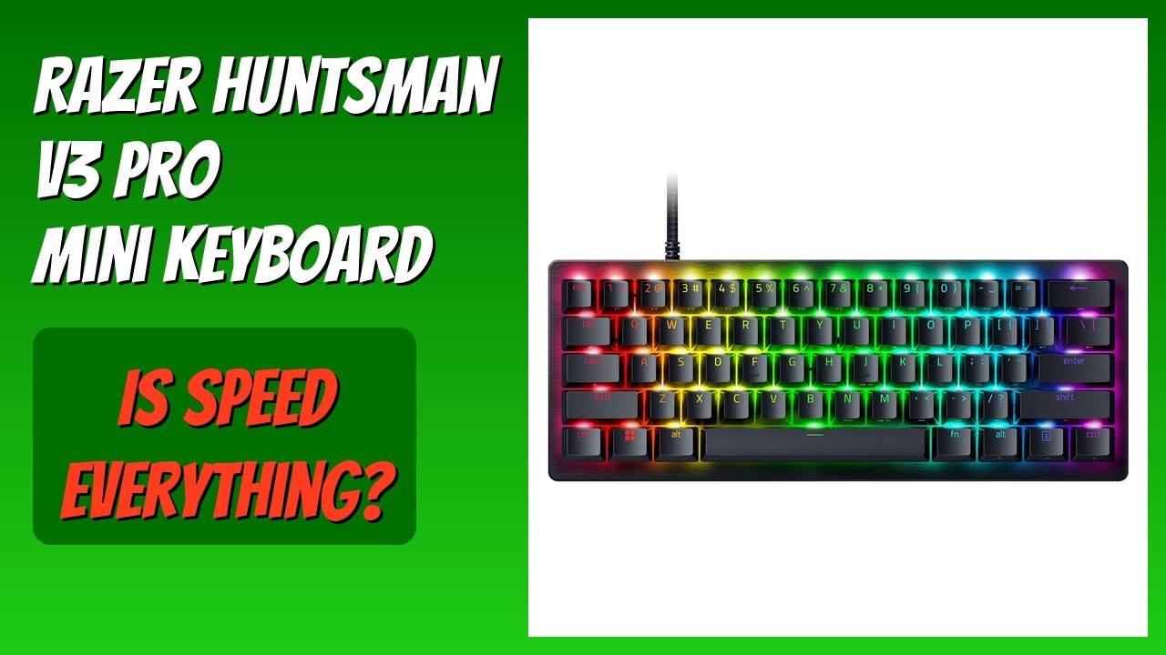 REVIEW (2026): Razer Huntsman V3 Pro Mini Keyboard. Features