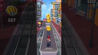 SUBWAY SURFERS TRAIN RUSH! Running Between Trains #gameplay #games screenshot 3