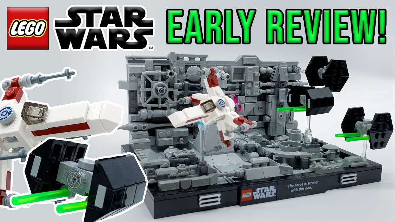 LEGO® Star Wars review: 75329 Death Star Trench Run, 75330 Dagobah Jedi  Training & 75339 Death Star Trash Compactor