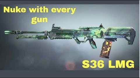 Nuke with every gun - S36 LMG II call of duty mobile