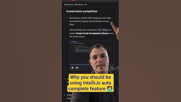 Using IntelliJs auto complete feature is awesome #ai #chatgpt #code #learning