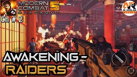 Modern Combat 5: Blackout Android Walkthrough - Gameplay - Chapter 2 - Awakening - Raiders