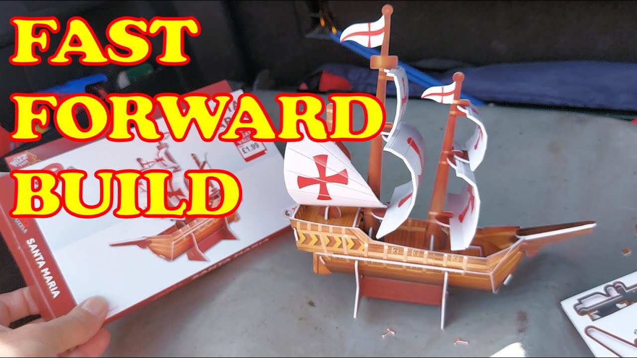 EXPLORA - Boat Santa Maria - 3D Puzzles - 540032-204 Pieces