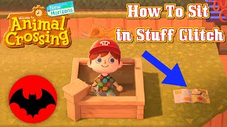 Animal Crossing: New Horizons | How To Sit in Stuff Glitch (Nintendo Switch)