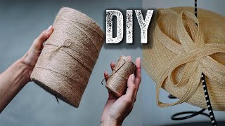 🔊3 DIY Роскошные Декоративные Корзины для хранения своими руками. 💰 Jute craft ideas easy.👍