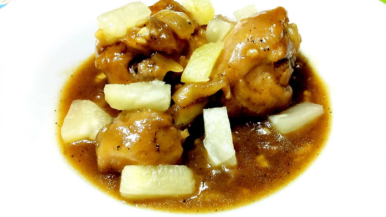 How To Cook Chicken Hamonado / Chicken in Pineapple Sauce Recipe