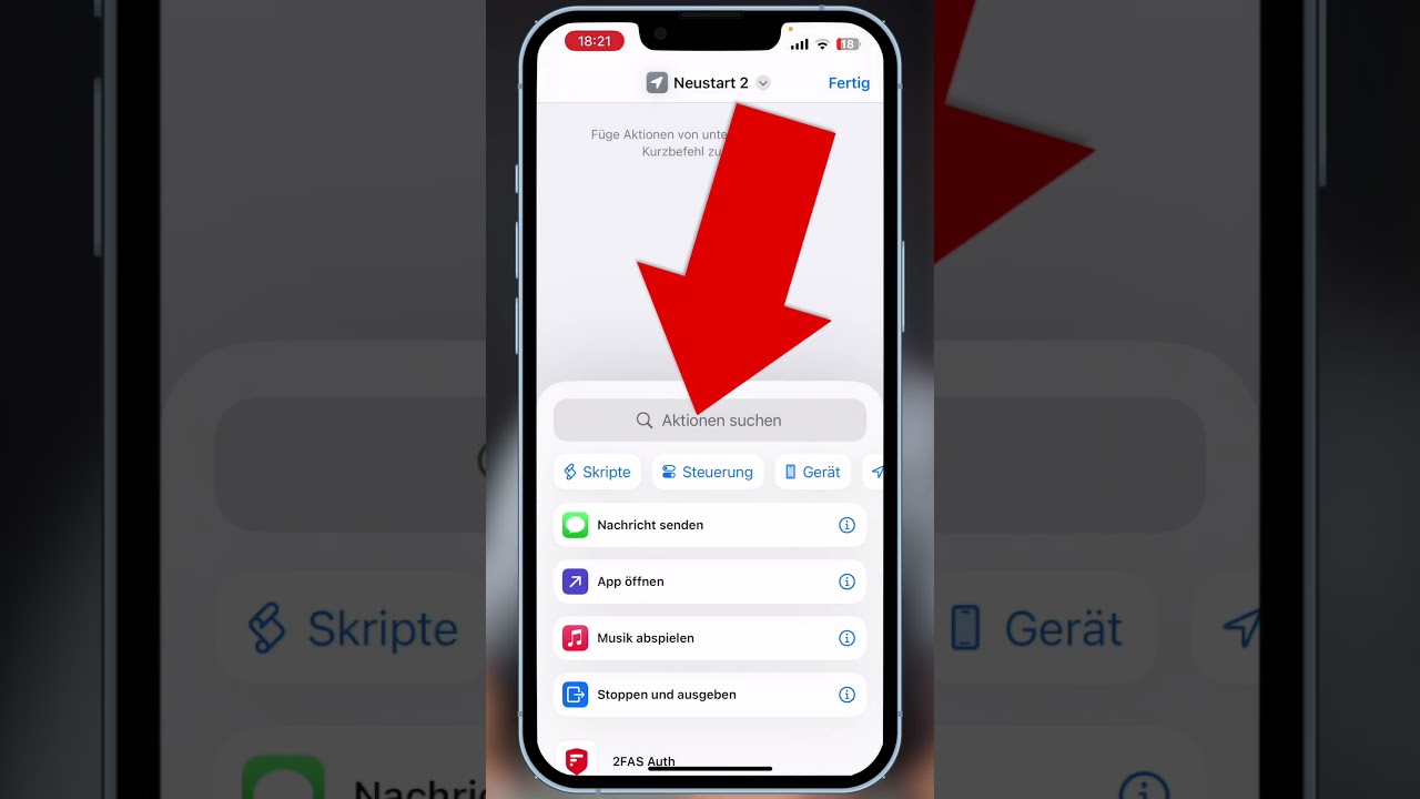 iphone vibration ausschalten kurzbefehl iPhone Kurzbefehl für Hotspot Bereitstellung / Permanente Datenverbindung