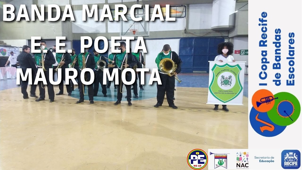 BANDA MARCIAL JUVENIL E POETA MAURO MOTA NA III ETAPA DA COPA RECIFE DE ...