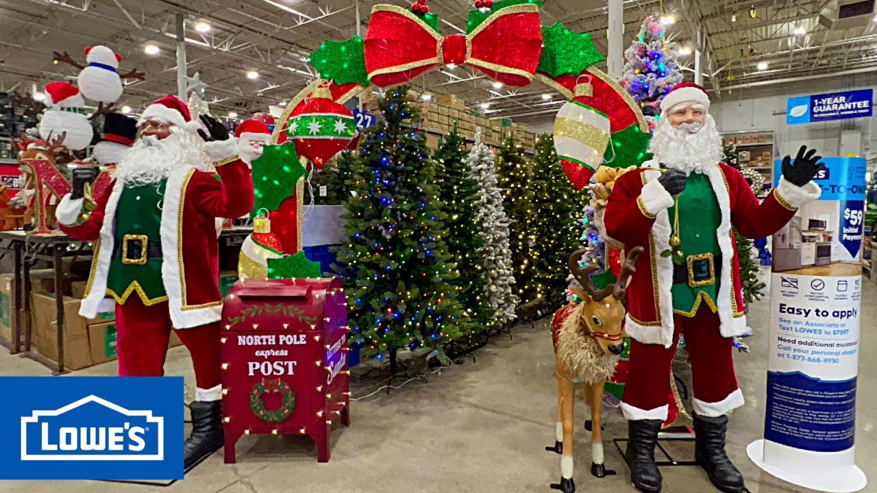 Lowe’s Christmas Decorations 2023 🎄☃️ ️ Shop with me Christmas - YouTube