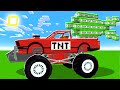 I Used TNT MONSTER Trucks To BLOW UP MINECRAFT!