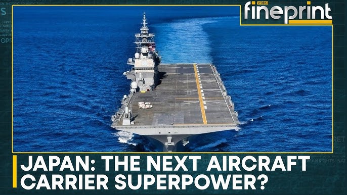 Japan unveils partially upgraded aircraft carrier JS Kaga | WION Fineprint - YouTube