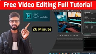 How to Edit Video in VSDC Full Tutorial in Hindi || Best FREE Video Editing Tools