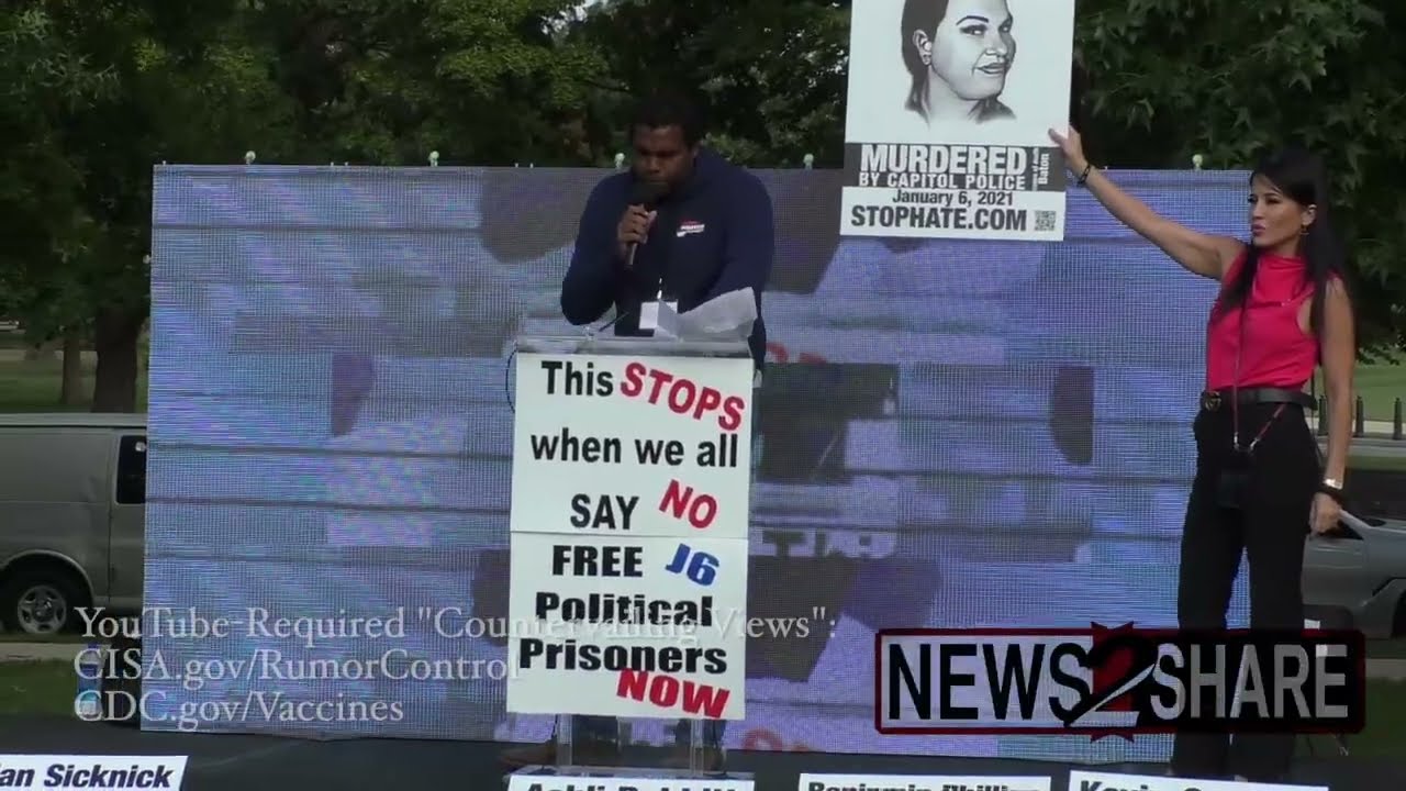 January 6 participant Philip Anderson speaks out in front of US Capitol 2022 Full speech YouTube