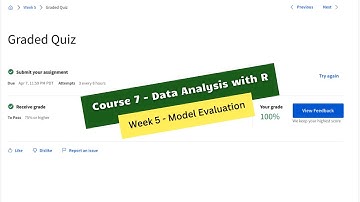data analysis with r coursera week 5 quiz answers || IBM || theanswershome