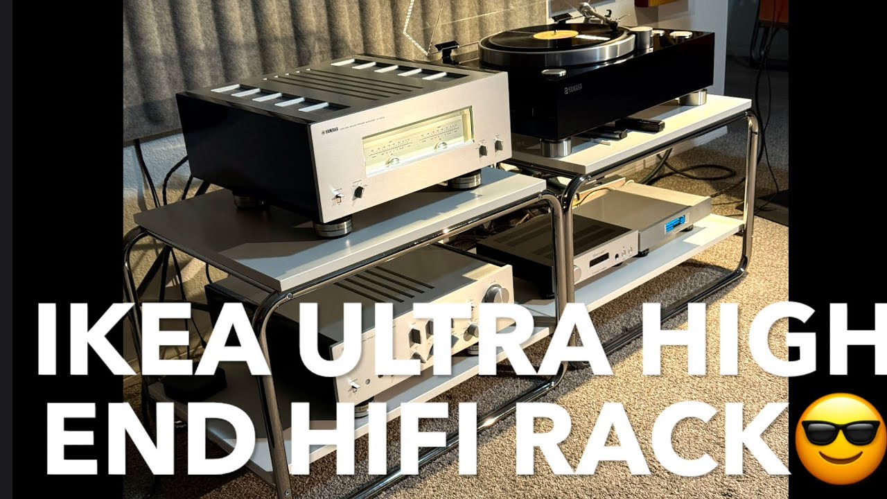 IKEA ultra high end hifi rack for Yamaha 5000 series hifi system 😎😎 ...