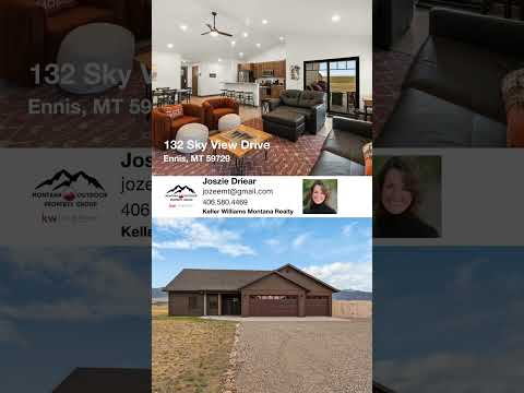 132 Sky View Drive, Ennis, MT home video tour