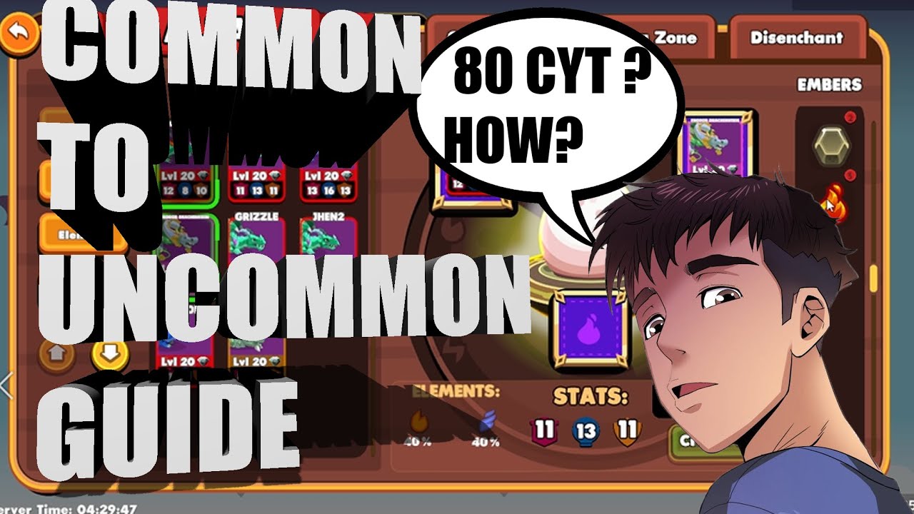 DRAGONARY : FROM 3 COMMON TO 3 UNCOMMON