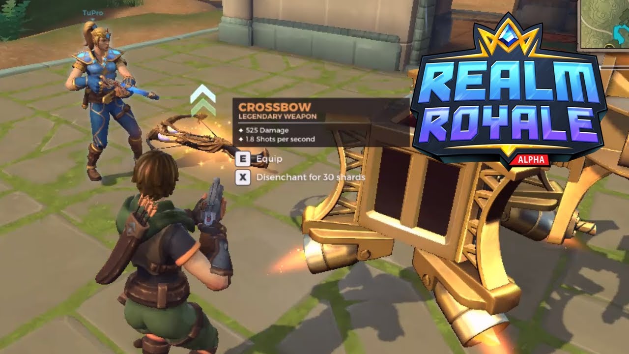 NEW BATTLE ROYALE WITH THE SQUAD! Realm Royale Gameplay