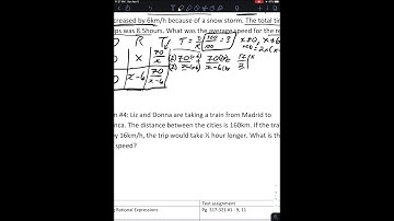 Applications of Rational Equations