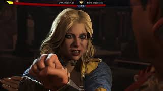 Injustice 2 (PS4) Online Casuals: Theo (Superman/Fate) vs. Compbros (Black Canary/Star) - 10/19/18