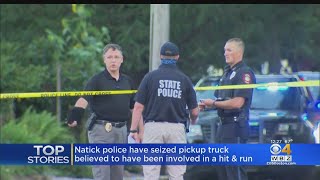 Natick Police Seize Pickup Truck Suspected In Hit-And-Run