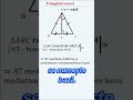 *gp22 Bisectoarea unghiului de la varf intr-un triunghi isoscel #shorts #short #shortvideo