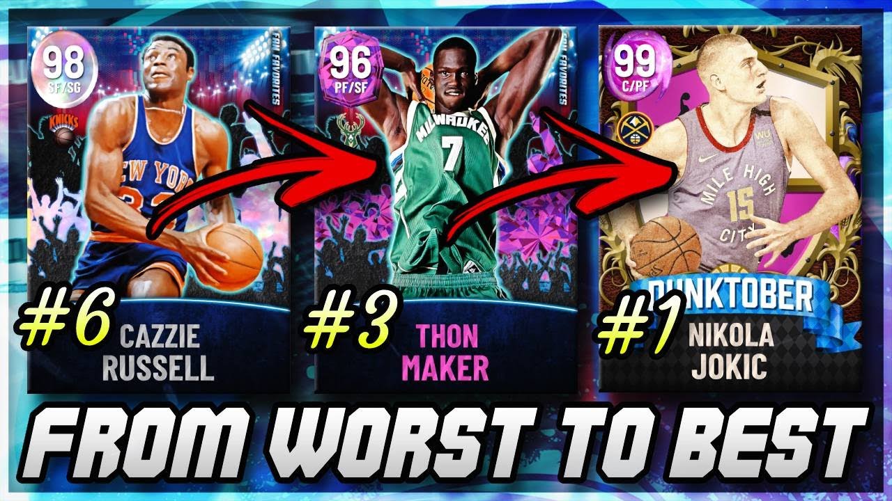 RANKING EVERY FAN FAVORITES CARD FROM WORST TO BEST IN NBA 2K22 MyTEAM