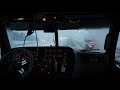 ASMR TRUCKING! 6 Minutes  Of A Quiet Drive Through A Blizzard