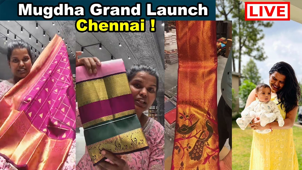 Mugdha Sarees Grand Launch In Chennai | | MugdhaArtStudio ...